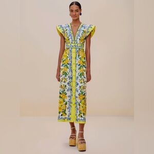 SOLD OUT Off-White Sicily Scarf Organic Cotton Maxi Dress